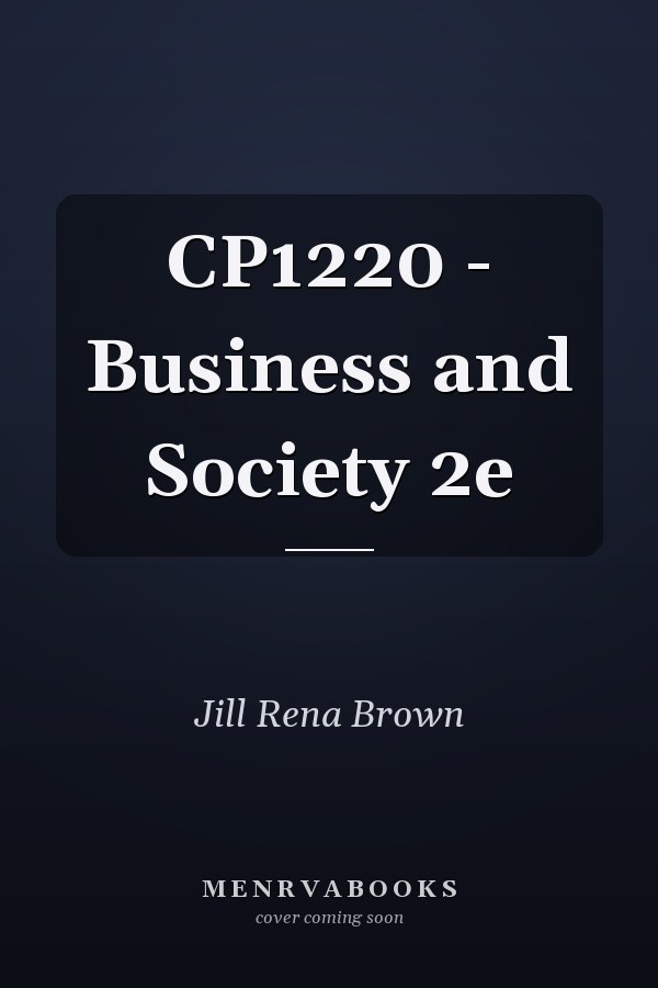 CP1220 - Business and Society 2e