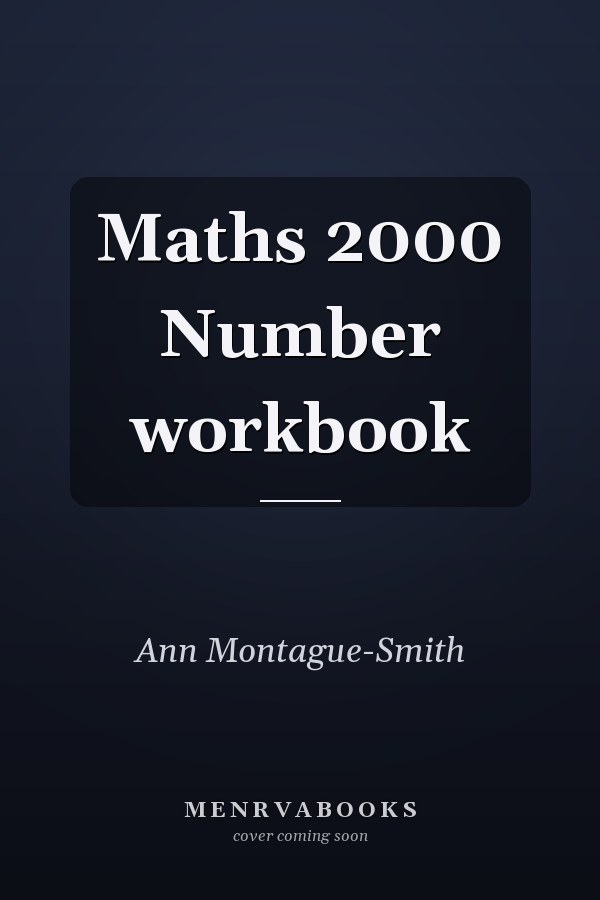 Maths 2000 Number workbook