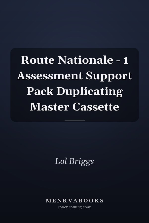 Route Nationale - 1 Assessment Support Pack Duplicating Master Cassette