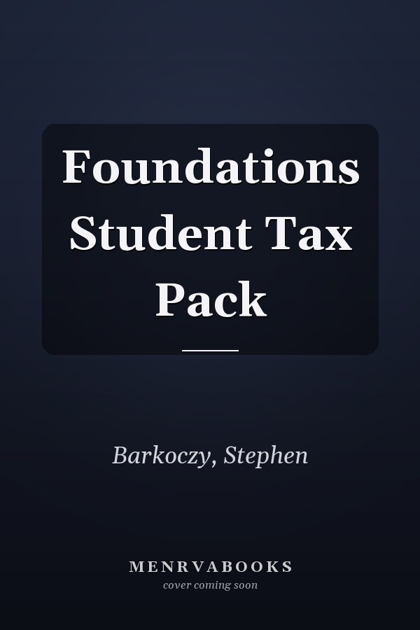 Foundations Student Tax Pack