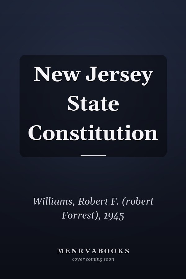 New Jersey State Constitution