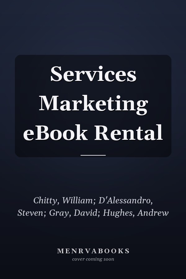Services Marketing eBook Rental