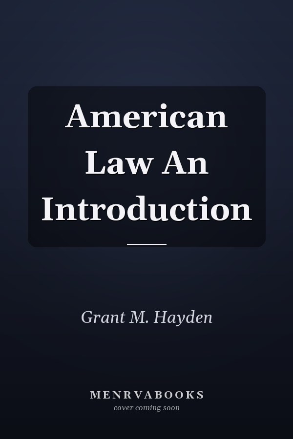 American Law An Introduction