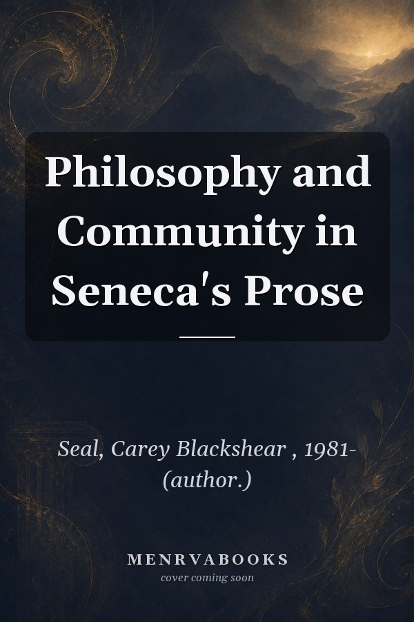Philosophy and Community in Seneca's Prose