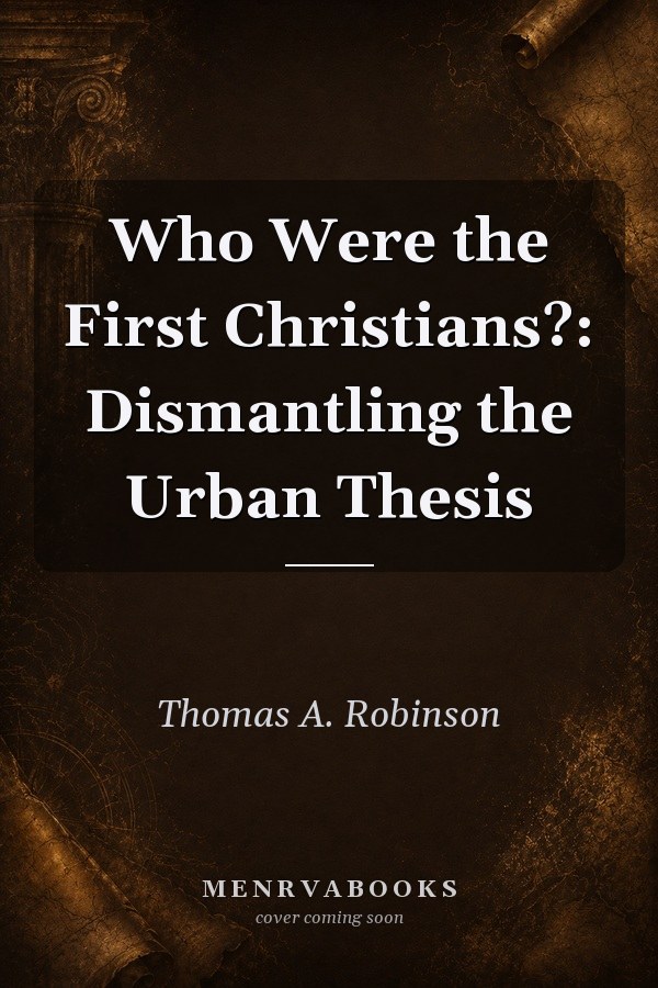 Who Were the First Christians?: Dismantling the Urban Thesis
