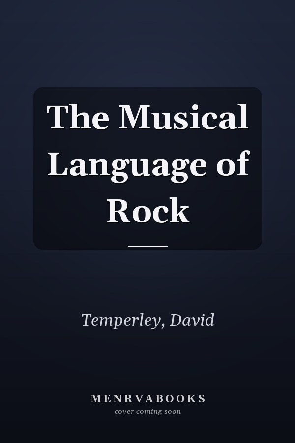 The Musical Language of Rock