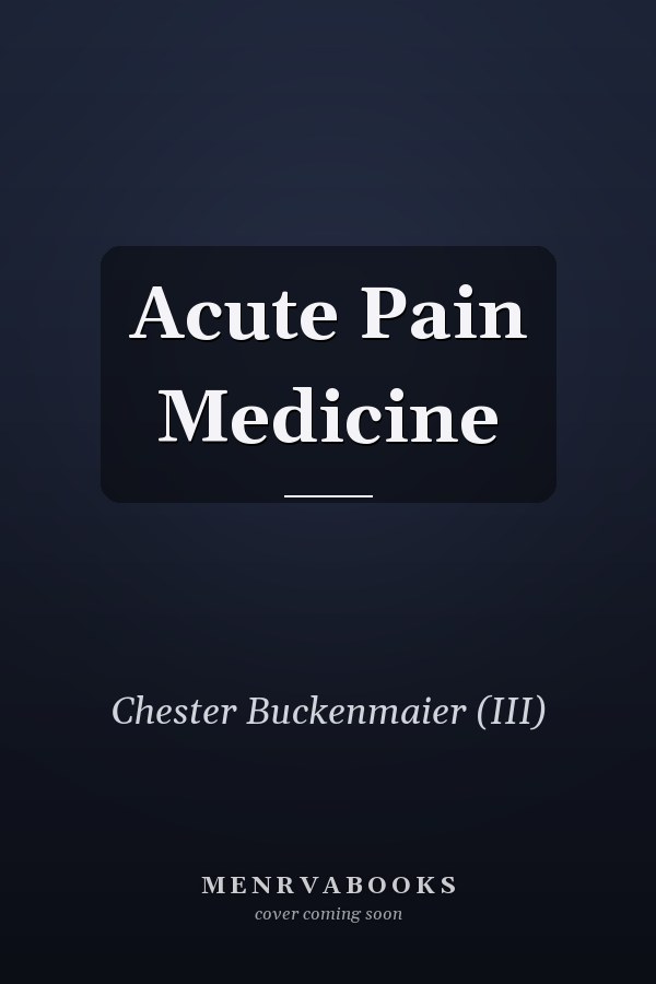 Acute Pain Medicine