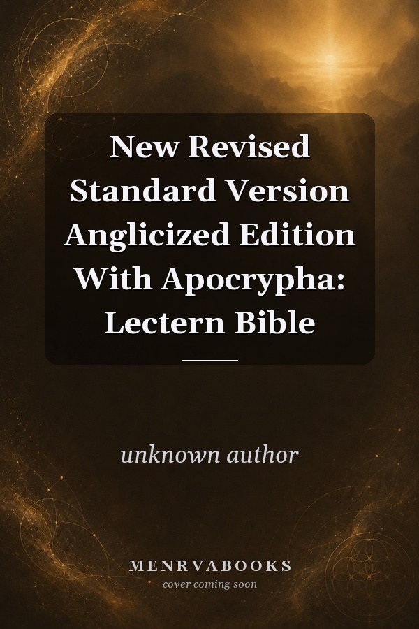 New Revised Standard Version Anglicized Edition With Apocrypha: Lectern Bible