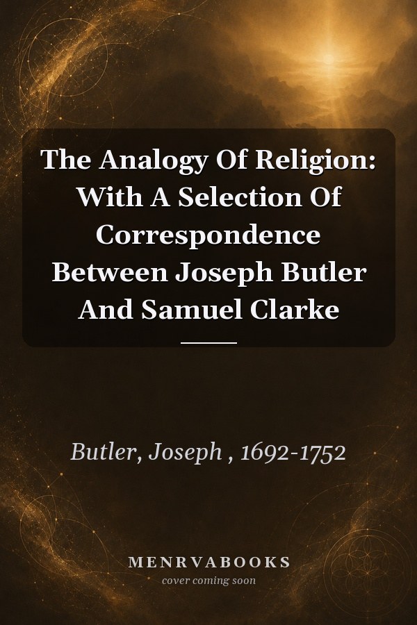 The Analogy Of Religion: With A Selection Of Correspondence Between Joseph Butler And Samuel Clarke