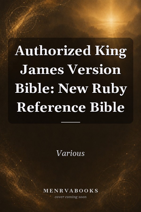 Authorized King James Version Bible: New Ruby Reference Bible