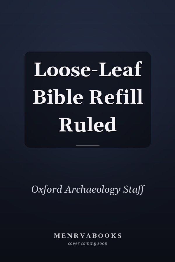 Loose-Leaf Bible Refill Ruled