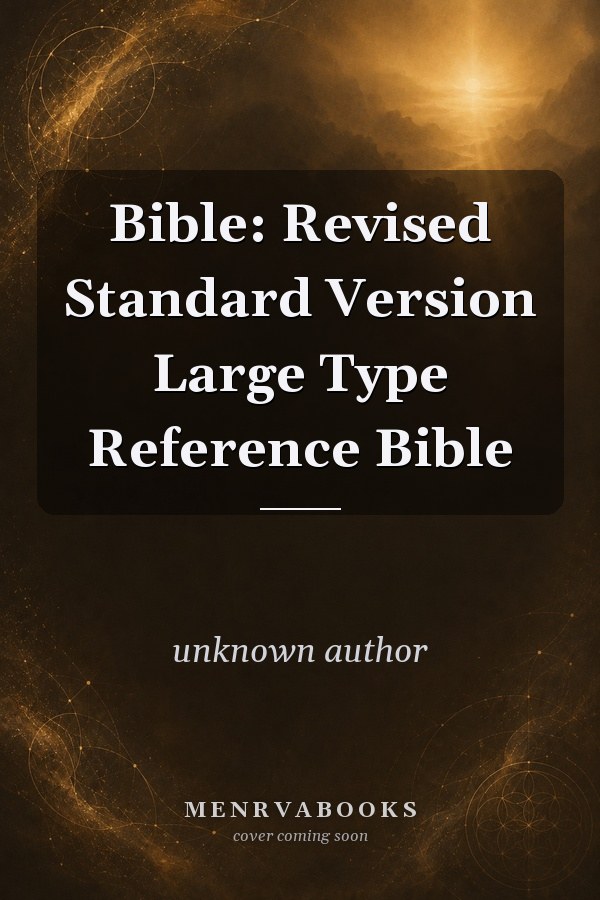 Bible: Revised Standard Version Large Type Reference Bible