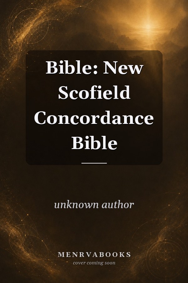 Bible: New Scofield Concordance Bible
