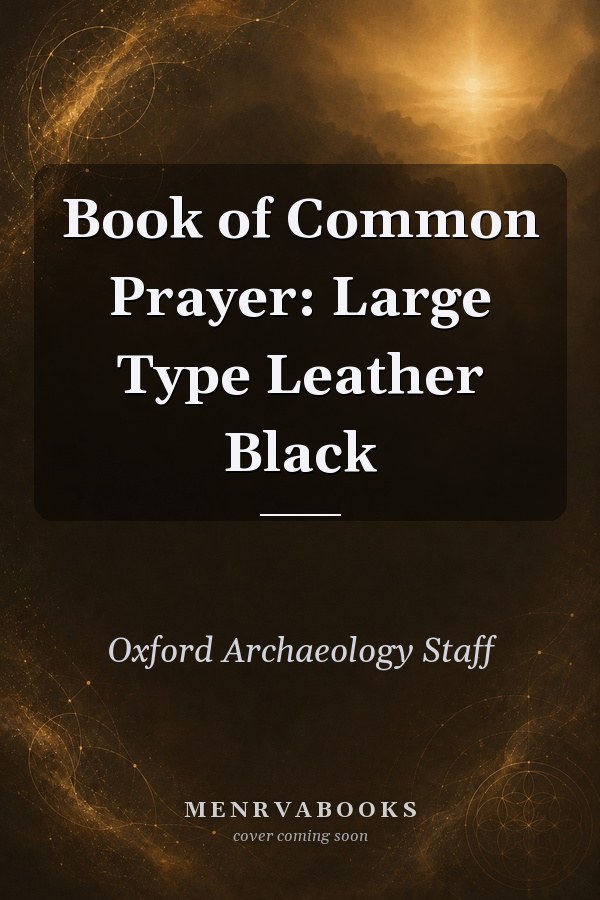 Book of Common Prayer: Large Type Leather Black