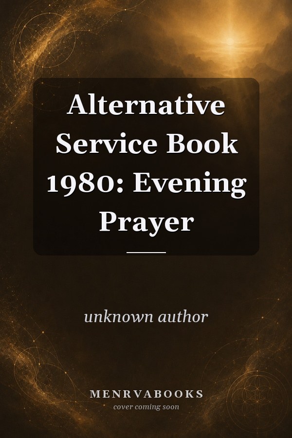Alternative Service Book 1980: Evening Prayer