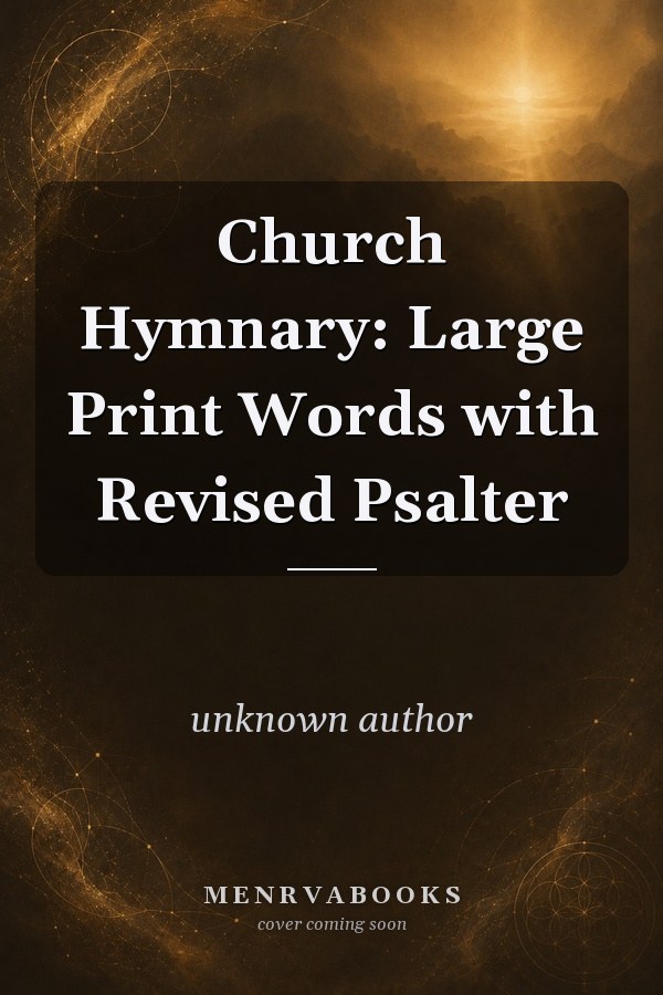 Church Hymnary: Large Print Words with Revised Psalter