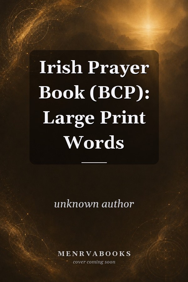 Irish Prayer Book (BCP): Large Print Words