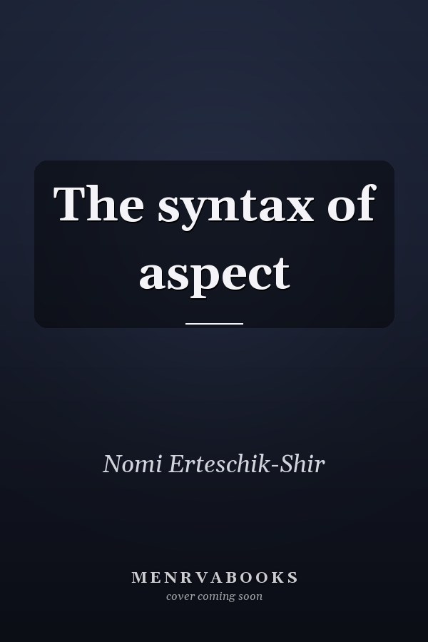 The syntax of aspect