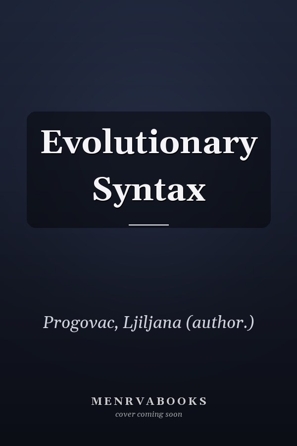Evolutionary Syntax