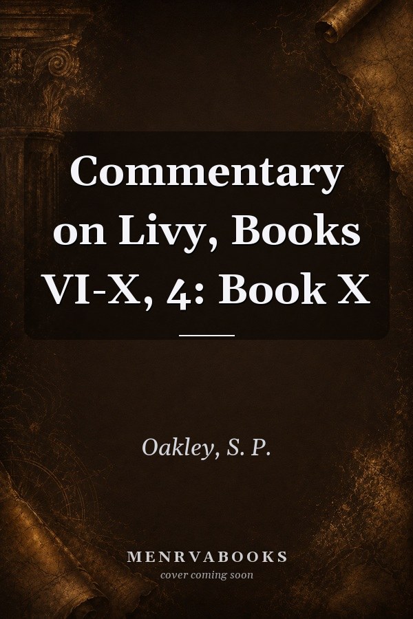 Commentary on Livy, Books VI-X, 4: Book X
