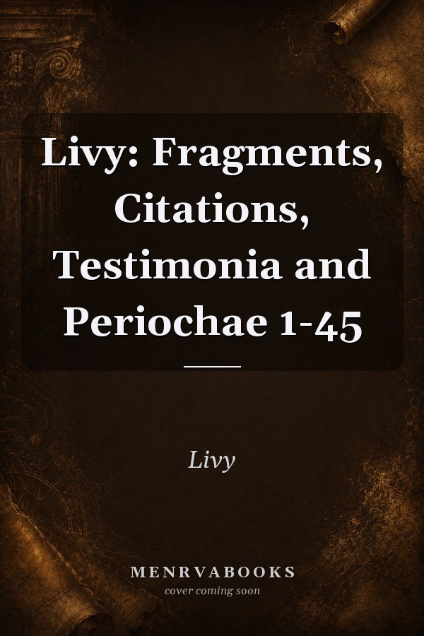 Livy: Fragments, Citations, Testimonia and Periochae 1-45