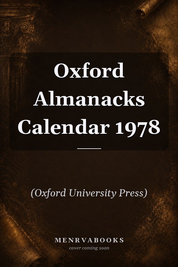 Oxford Almanacks Calendar 1978