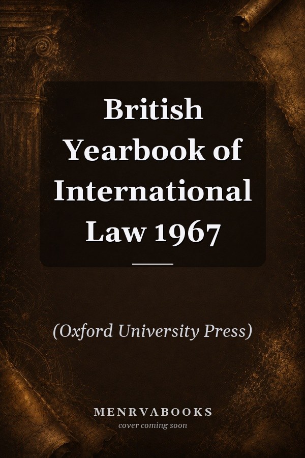 British Yearbook of International Law 1967