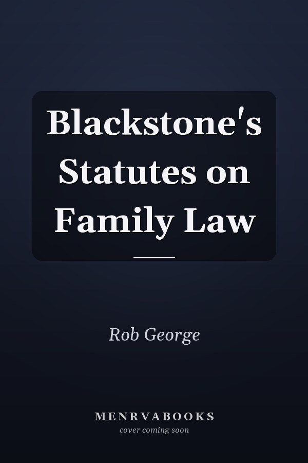 Blackstone's Statutes on Family Law