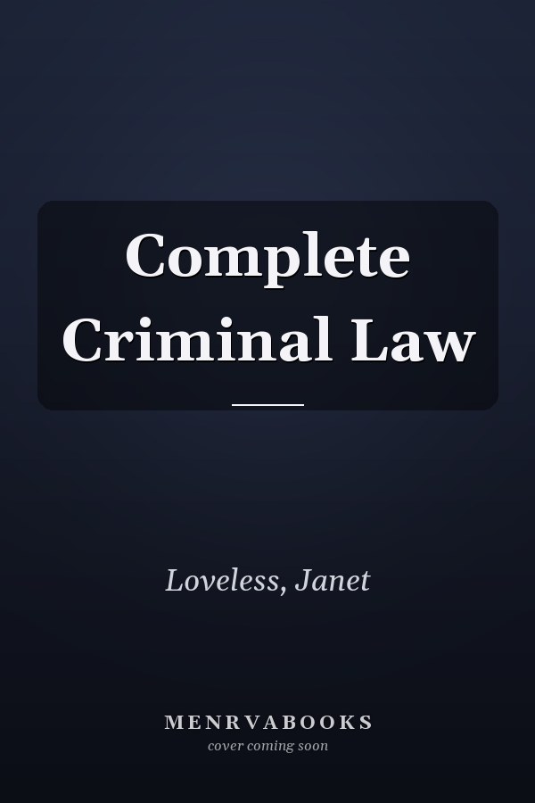 Complete Criminal Law