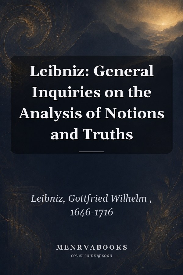 Leibniz: General Inquiries on the Analysis of Notions and Truths