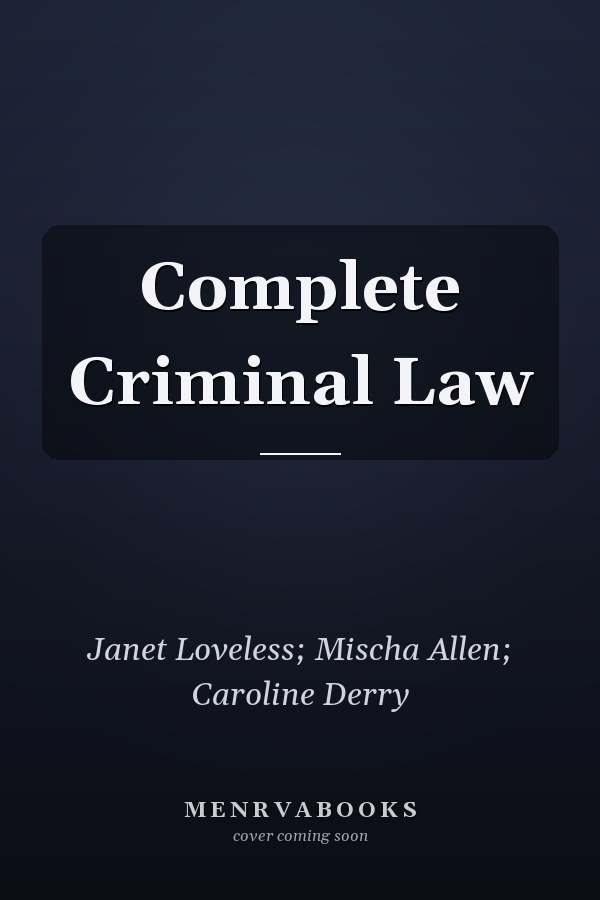Complete Criminal Law