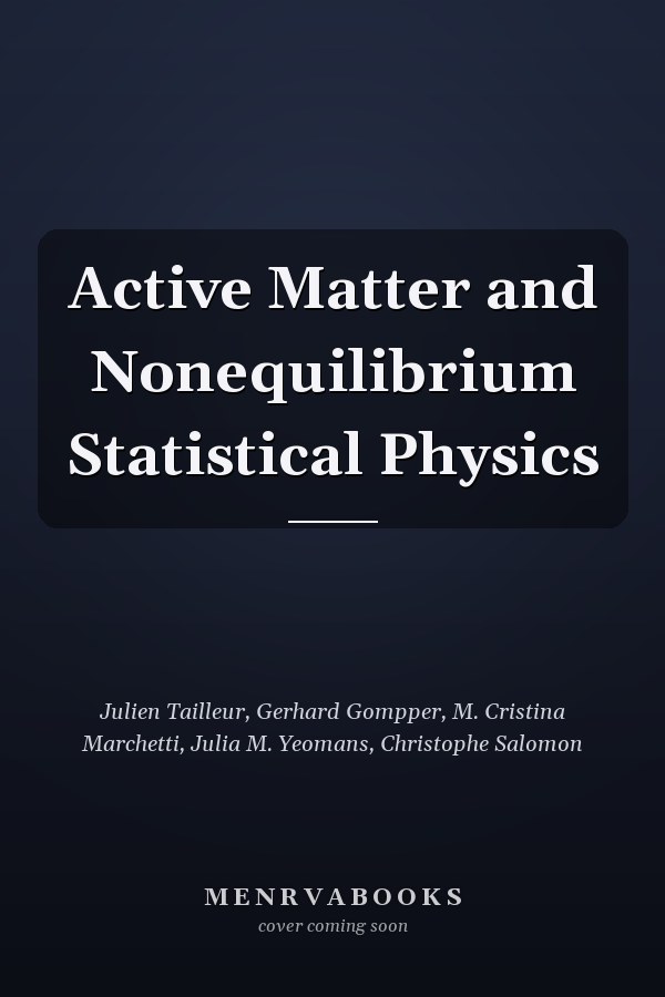 Active Matter and Nonequilibrium Statistical Physics