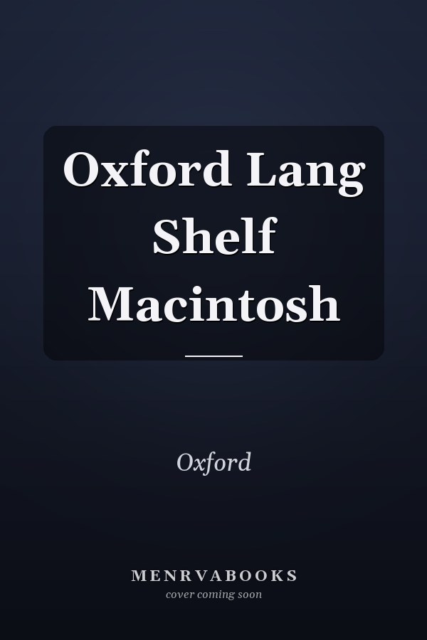 Oxford Lang Shelf Macintosh