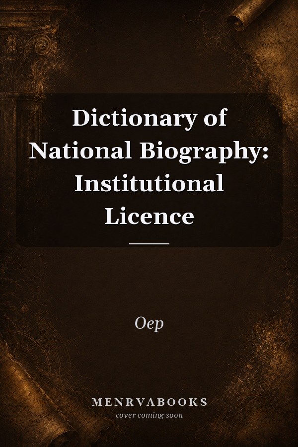 Dictionary of National Biography: Institutional Licence