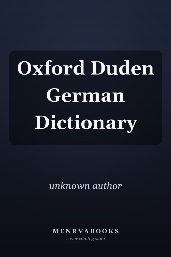 Oxford Duden German Dictionary
