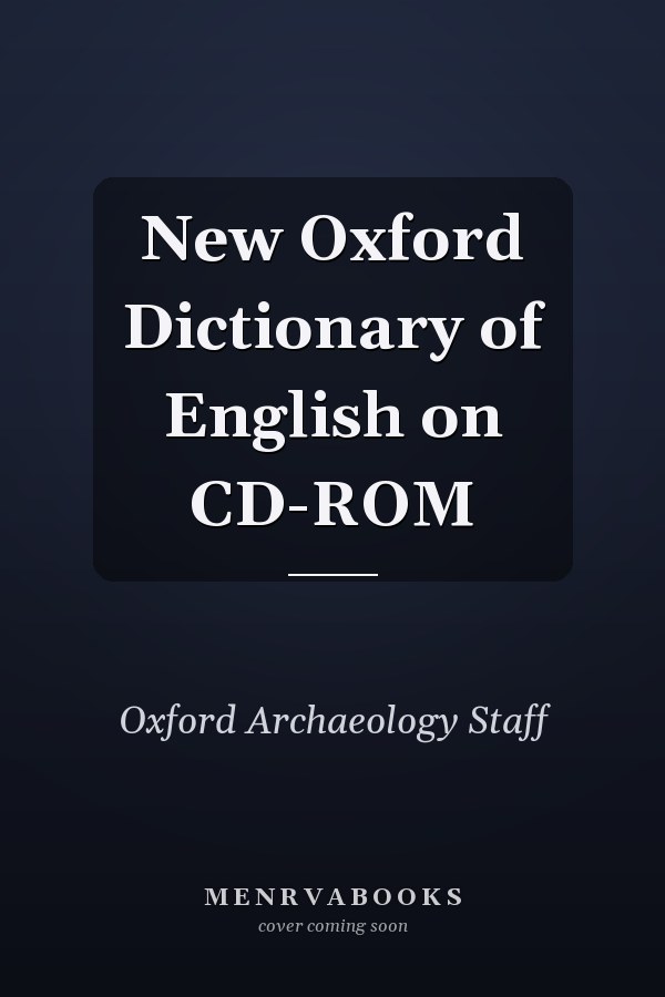 New Oxford Dictionary of English on CD-ROM