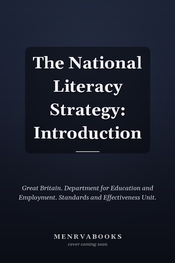 The National Literacy Strategy: Introduction