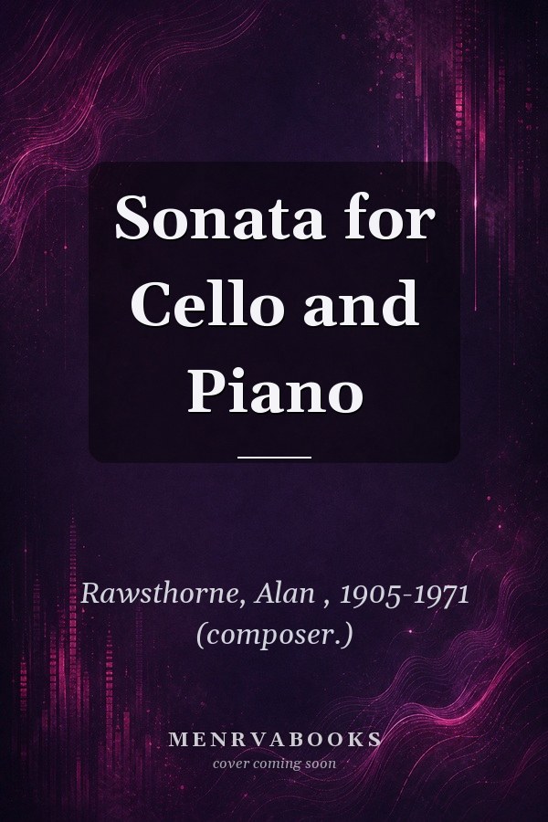 Sonata for Cello and Piano