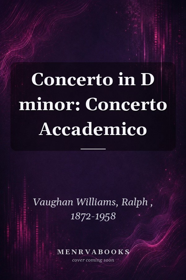 Concerto in D minor: Concerto Accademico