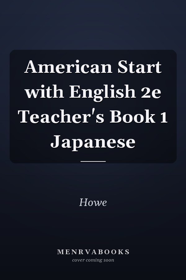 American Start with English: Teacher's Book 1 (Japanese Edition)