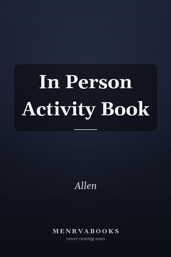 In Person Activity Book