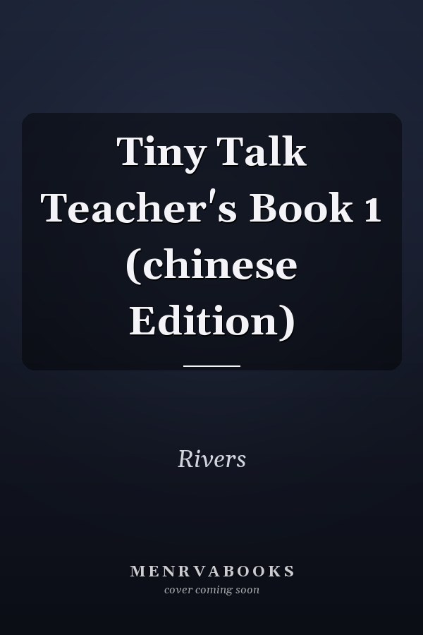 Tiny Talk Teacher's Book 1