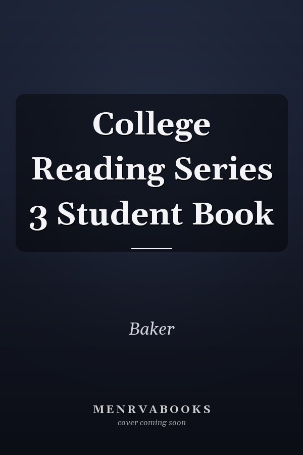 College Reading Series 3 Student Book