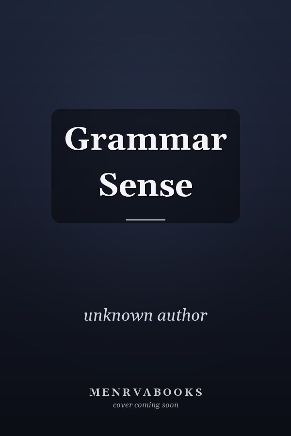 Grammar Sense