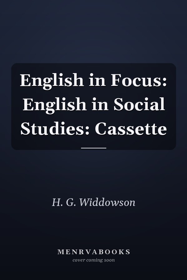 English in Focus: English in Social Studies
