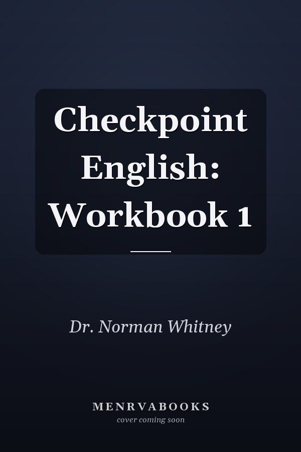 Checkpoint English: Workbook 1
