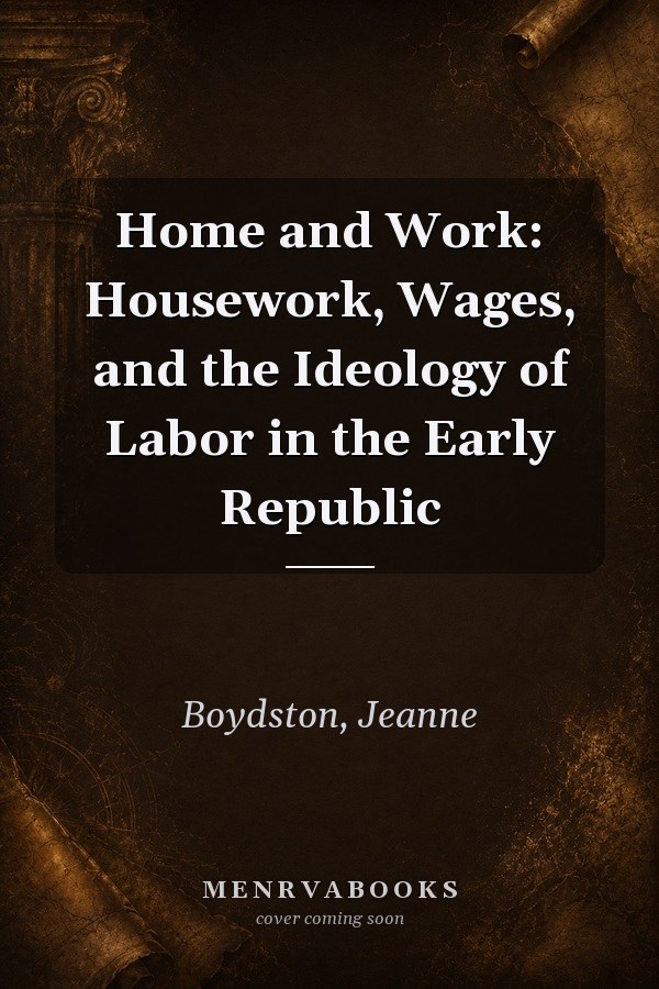 Home and Work: Housework, Wages, and the Ideology of Labor in the Early Republic