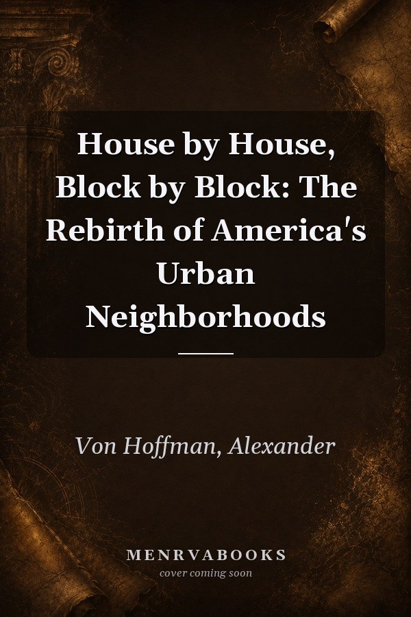 House by House, Block by Block: The Rebirth of America's Urban Neighborhoods