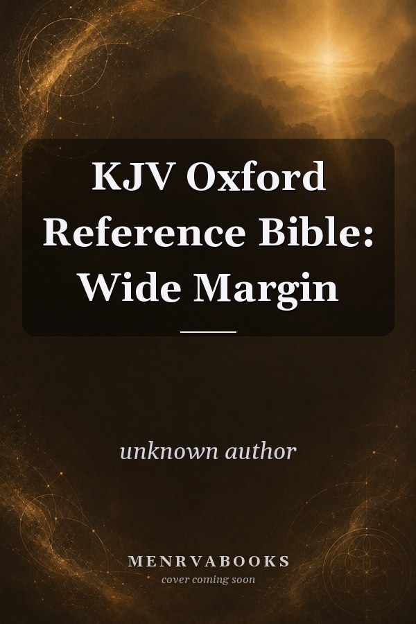 KJV Oxford Reference Bible: Wide Margin