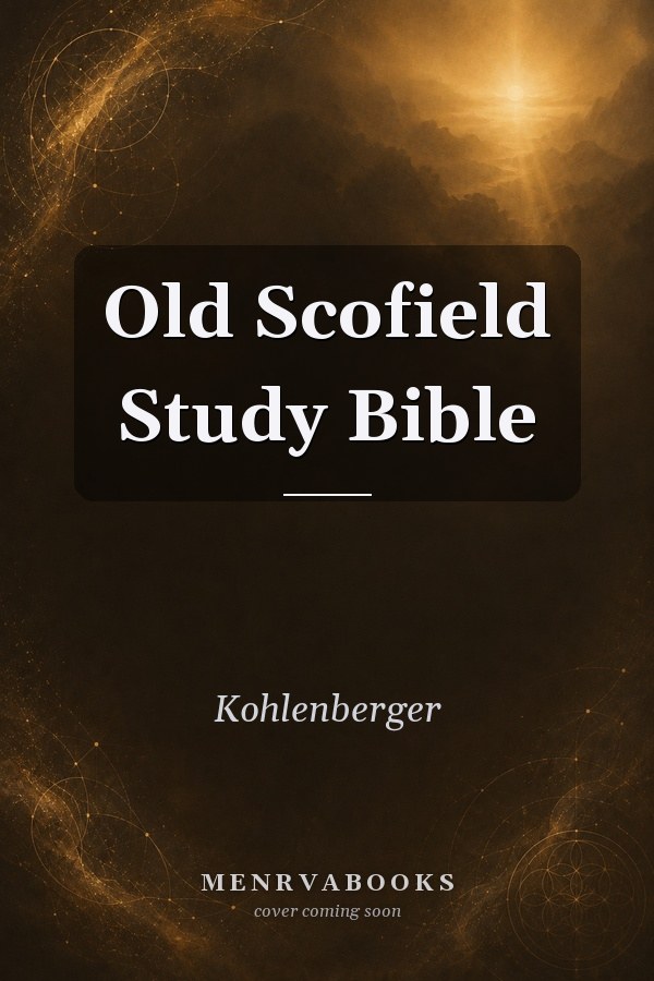 Old Scofield Study Bible
